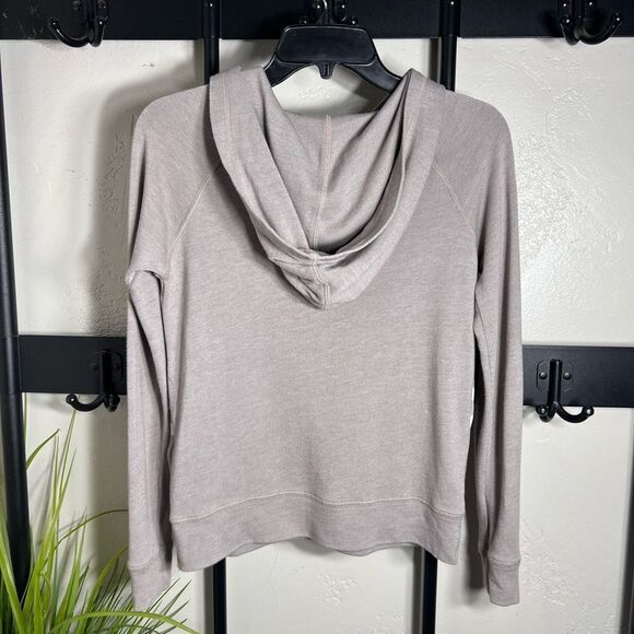 Sundry Pullover Hoodie Grey Stripes Soft Knit Size 0 - Picture 5 of 13